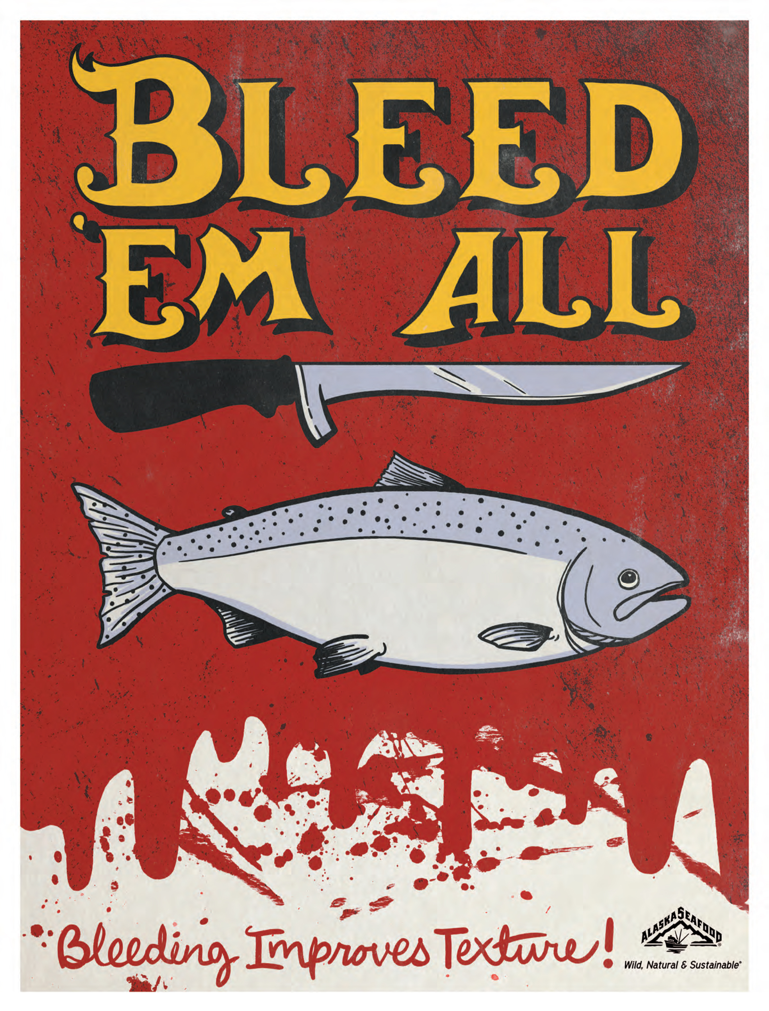 bleeding fish poster